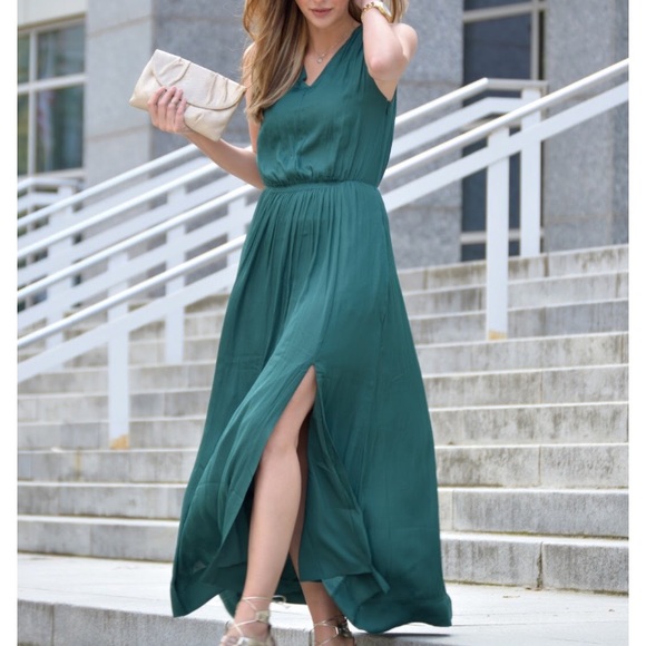 banana republic goddess maxi dress